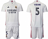 2020-21 Real Madrid 5 VARANE Home Soccer Jersey,baseball caps,new era cap wholesale,wholesale hats